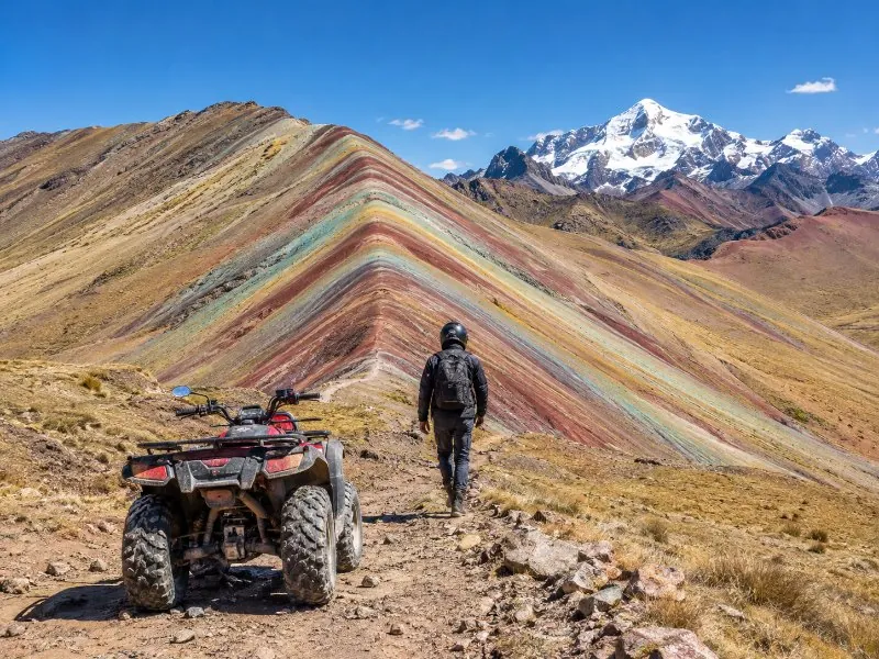 Rainbow Mountain by ATV, No Hiking